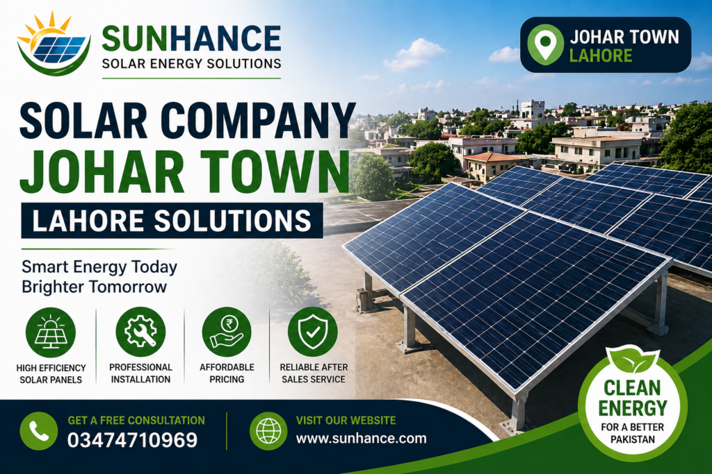 Best Solar Company Johar Town Lahore